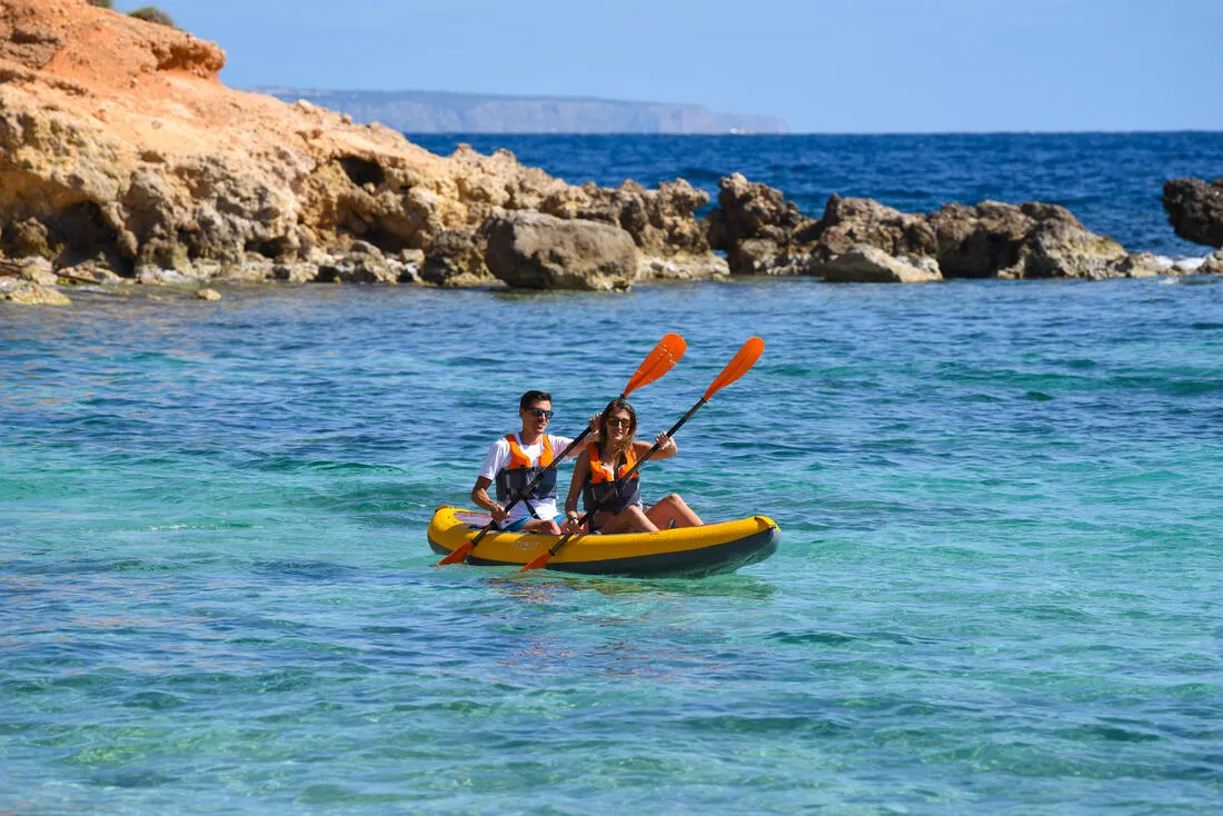 Inflatable 2 person touring Kayak High Pressure Bottom - X100 