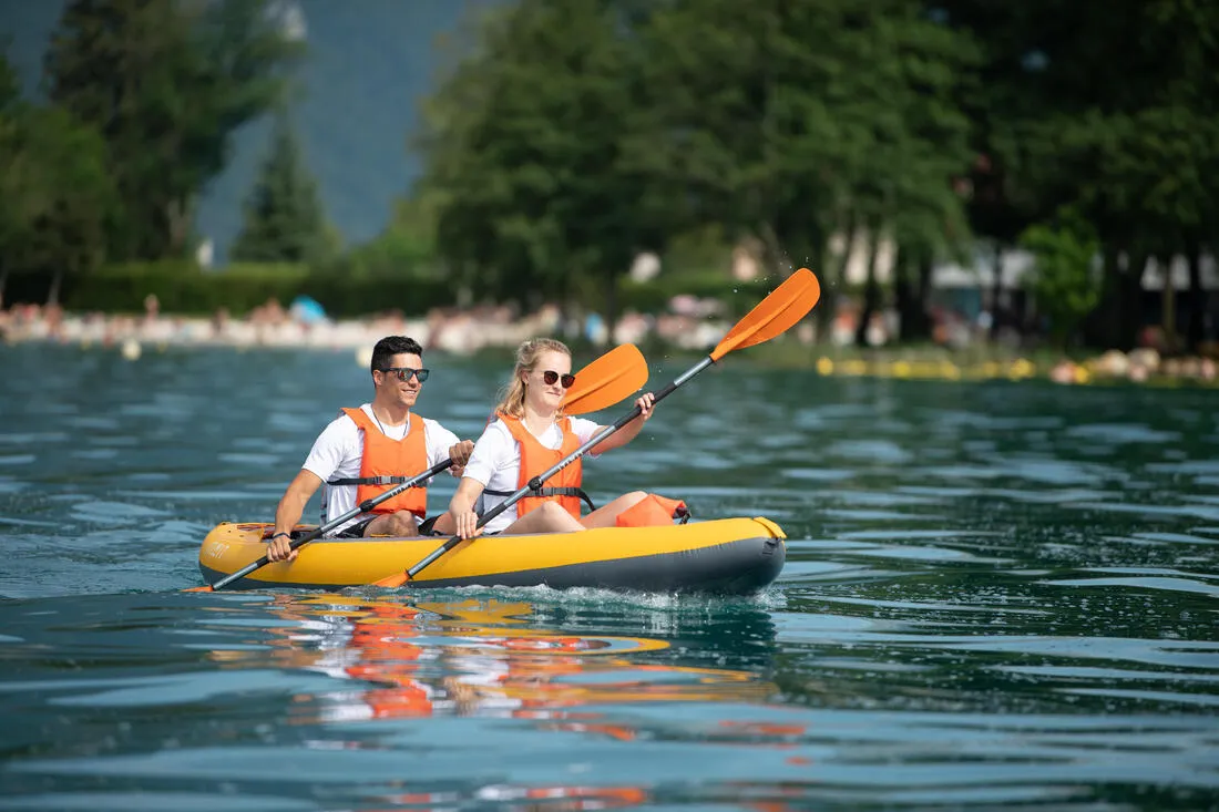 Inflatable 2 person touring Kayak High Pressure Bottom - X100 
