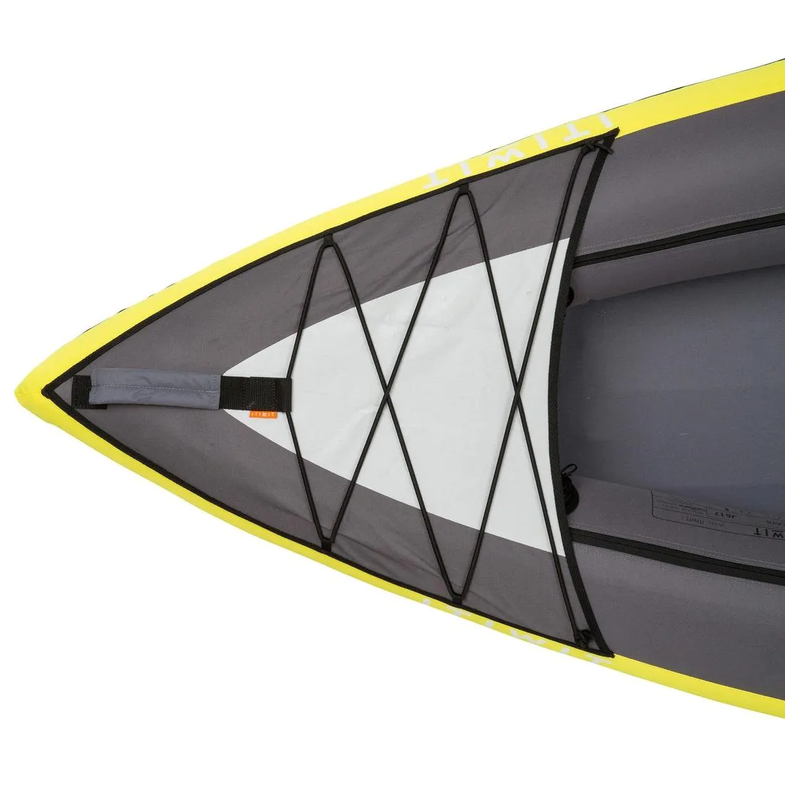 INFLATABLE TOURING KAYAK 1 PLACE YELLOW