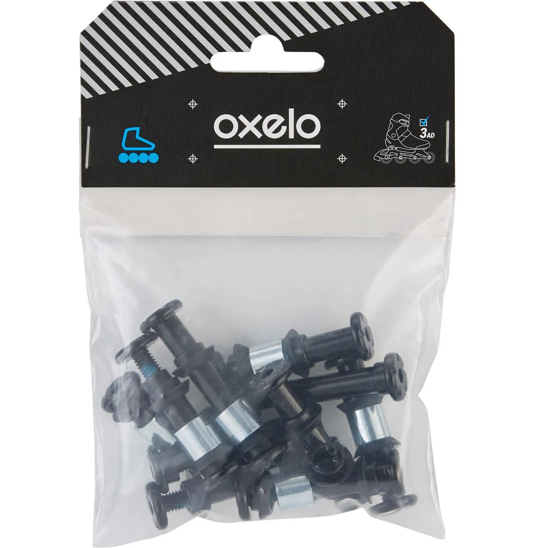 Inline Skating Screws Pack:8 2 Screws - 8 Spacers - 16 Outer-Spacers