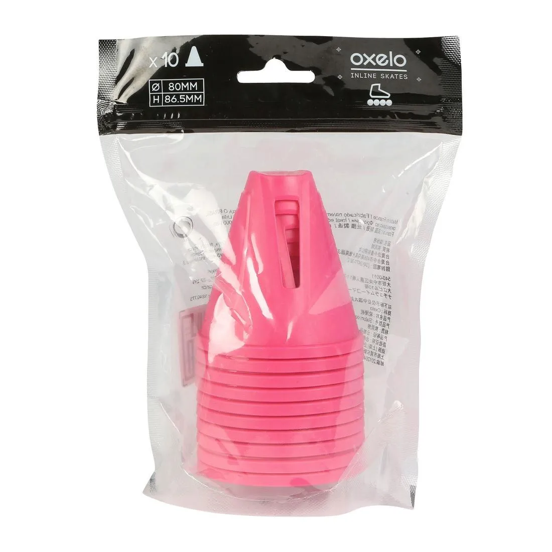 Inline Skating Slalom Cones 10-Pack
