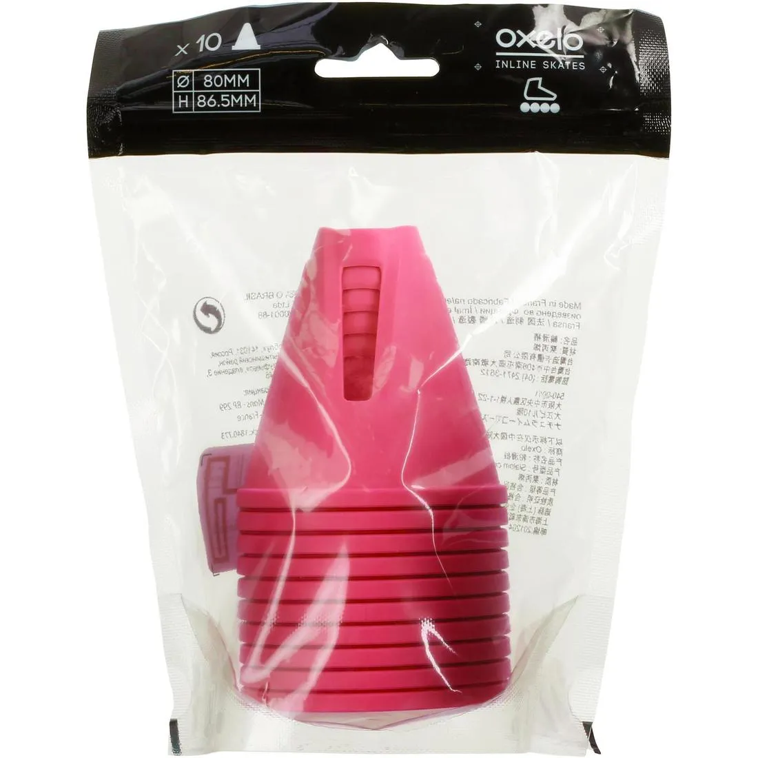 Inline Skating Slalom Cones 10-Pack