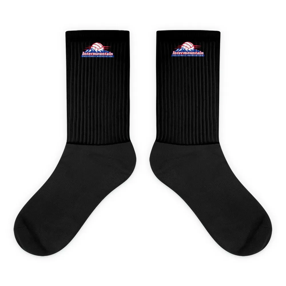 Intermountain Volleyball Black Socks