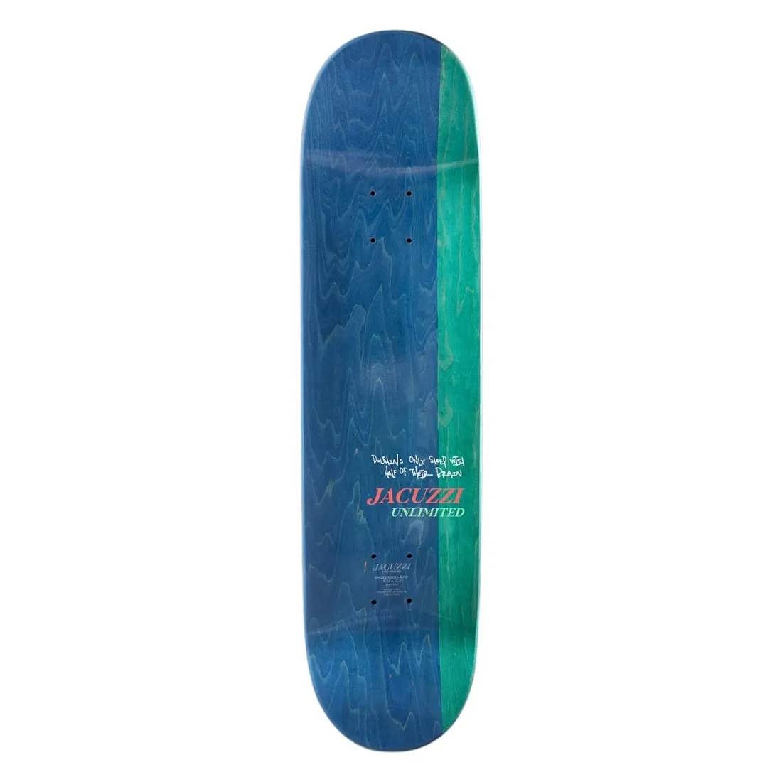 Jacuzzi Unlimited 8.25" John Dilo Flipper Skate Deck - Black