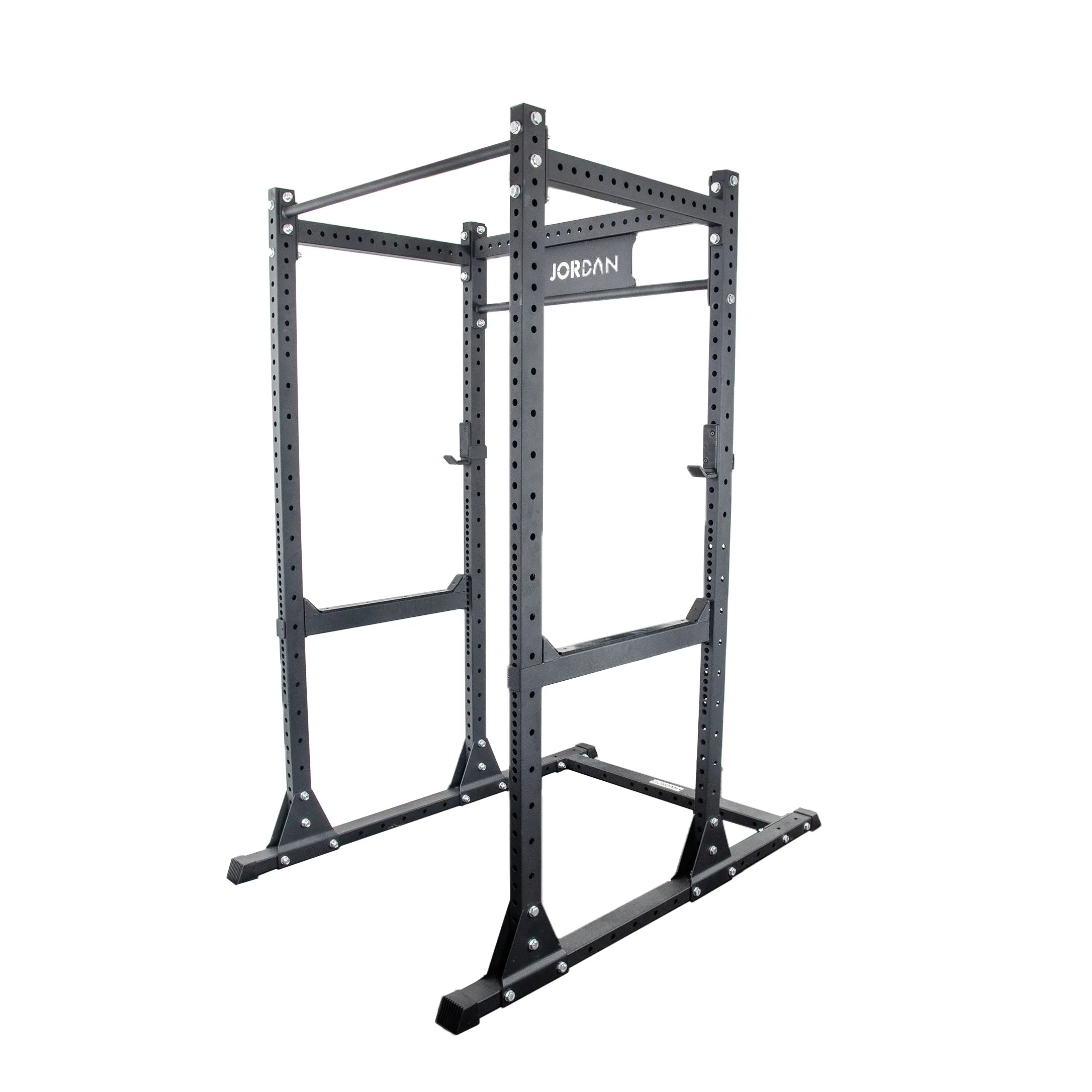 JORDAN® HELIX Freestanding Power Rack [LTR] with J-Hooks & Safety Bar