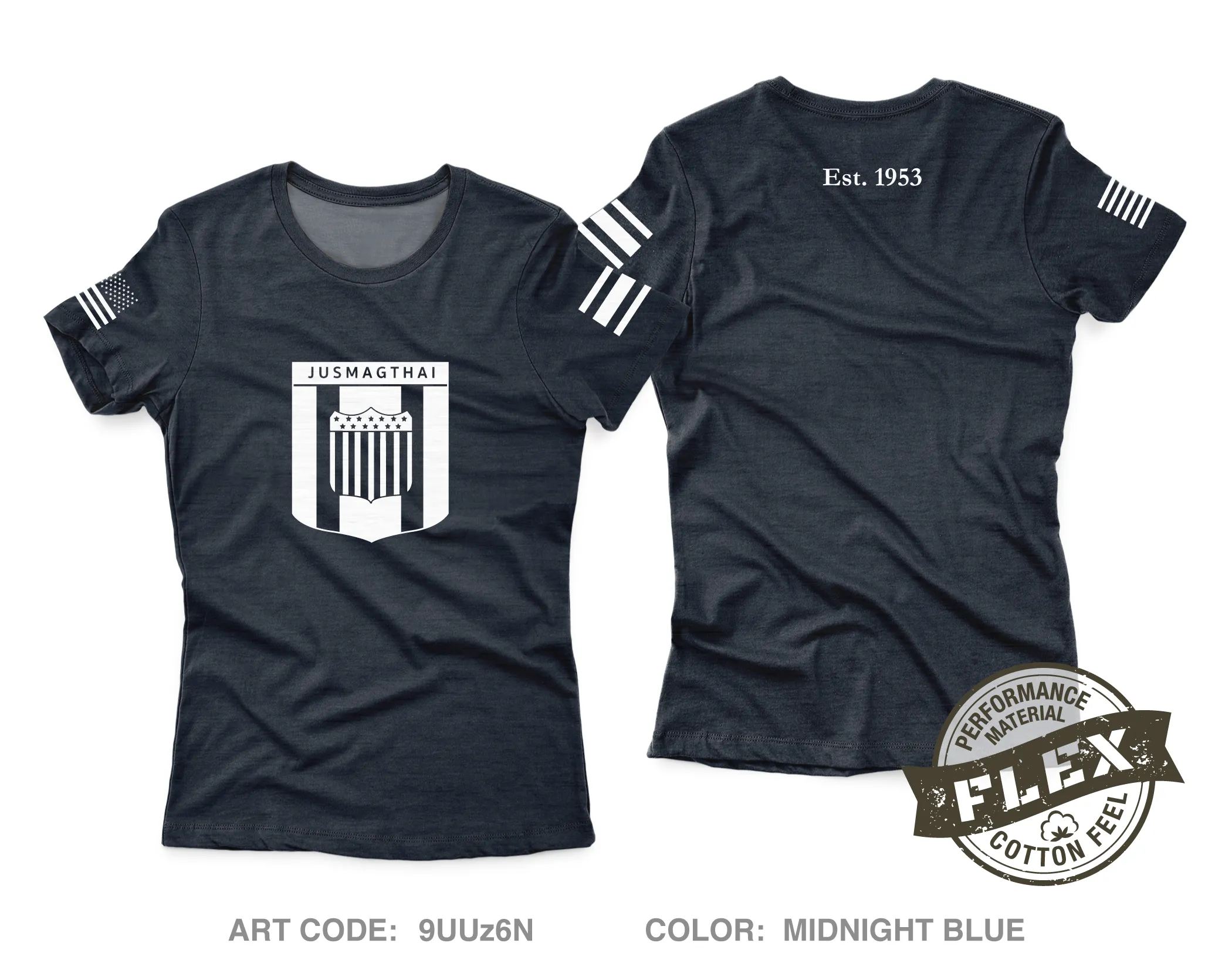 JUSMAGTHAI Women's SS Flex Performance Tee - 9UUz6N