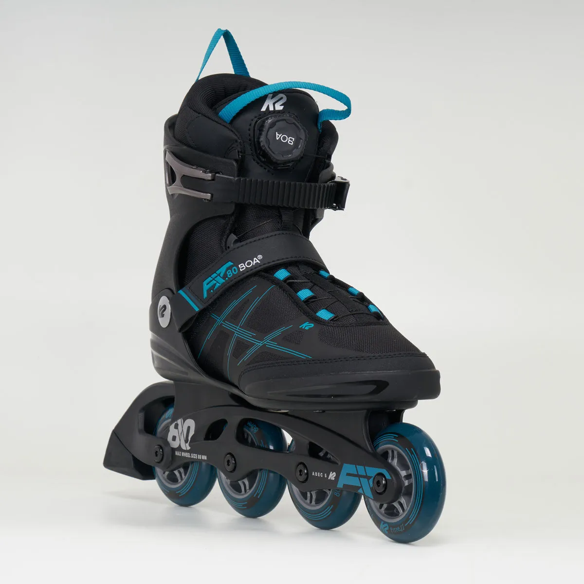 K2 F.I.T. 80 Boa Men's Inline Skates - Black/Blue