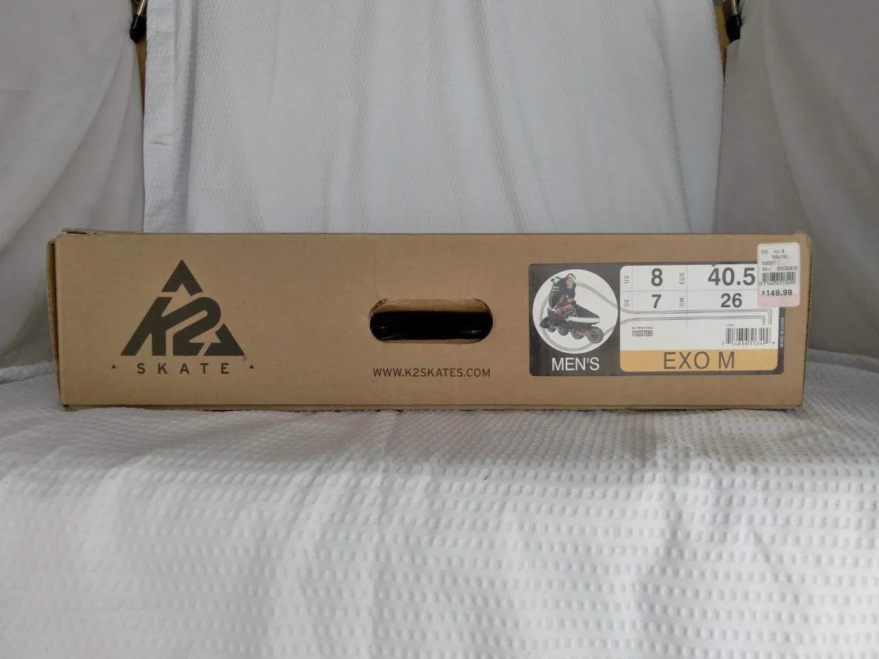 K2 Men's Exo Inline Skates - Size 8 - NEW
