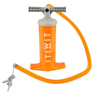 Kayak Dual-Action Low-Pressure Manual Pump 1-3 PSI 2 X 1.4 L Orange