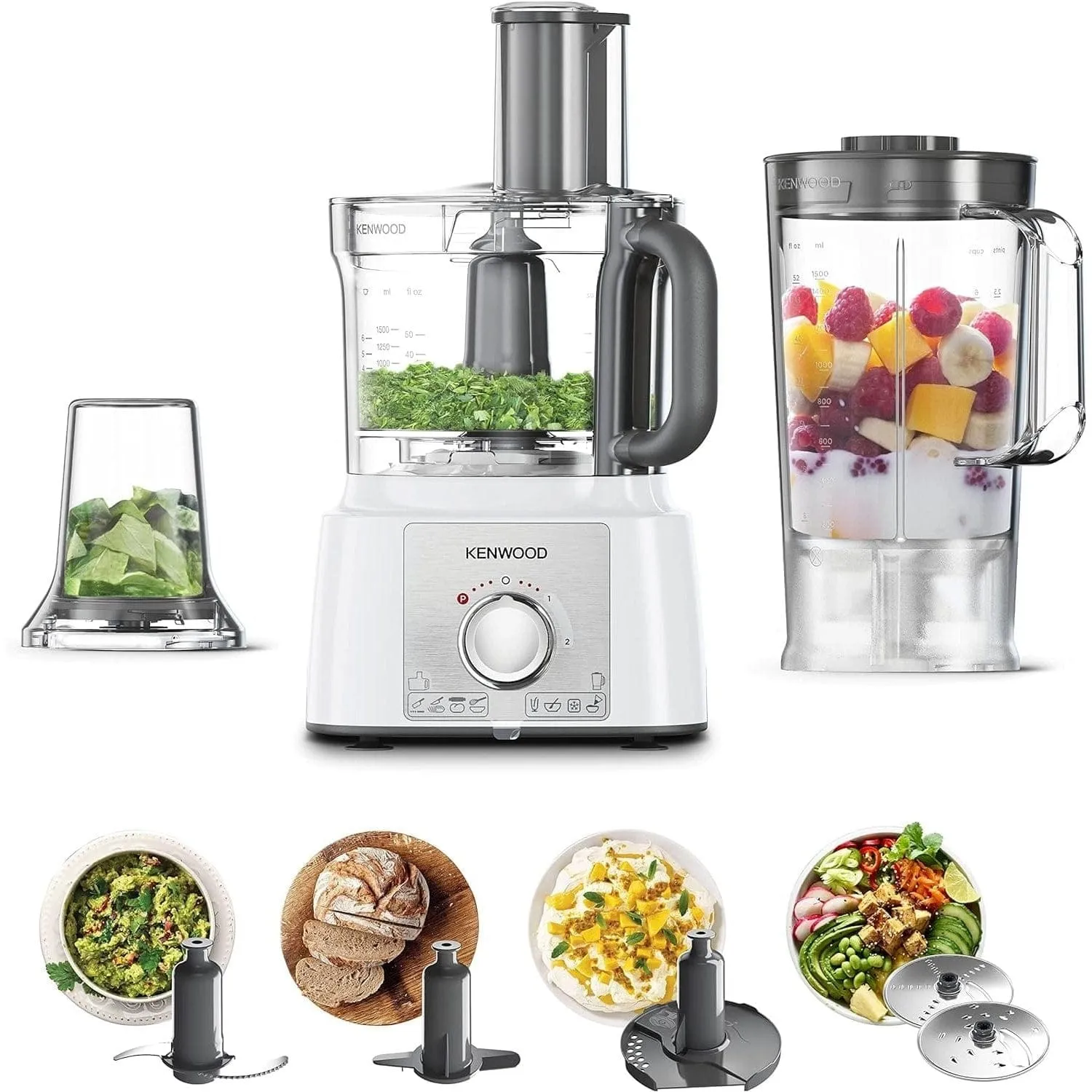 Kenwood Food Processor 600W - FDP65.400WH