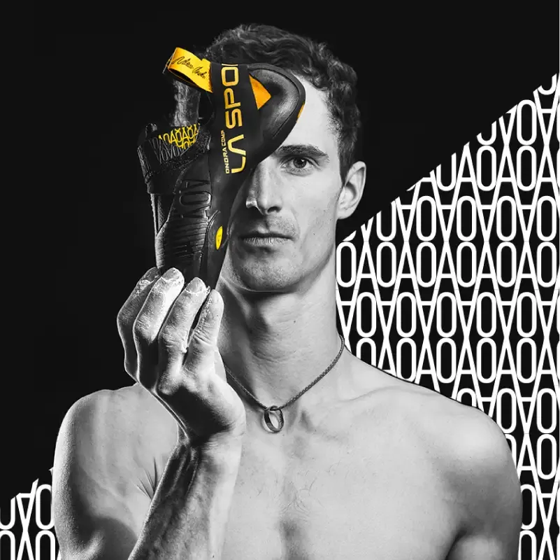 La Sportiva Ondra Comp Climbing Shoe - Black/Yellow