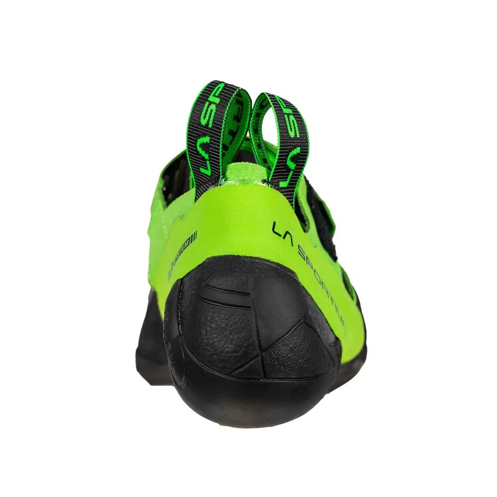 La Sportiva Skwama Mens Vegan Climbing Shoe - Black/Flash Green