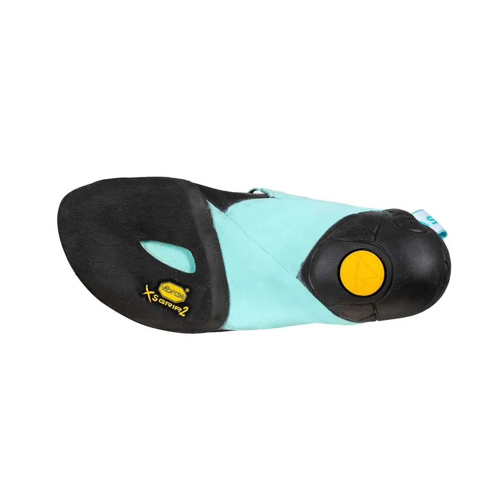 La Sportiva Skwama Womens Vegan Climbing Shoe - Carbon/Turquoise