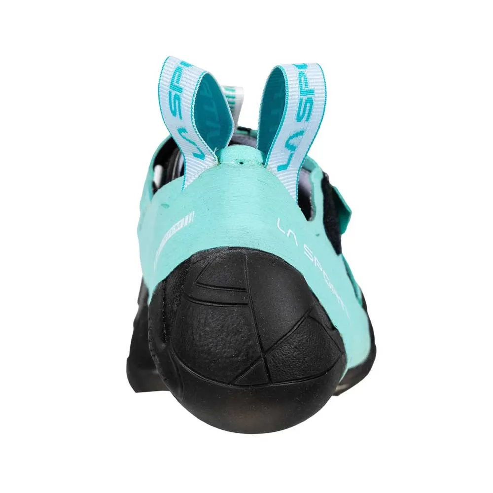 La Sportiva Skwama Womens Vegan Climbing Shoe - Carbon/Turquoise