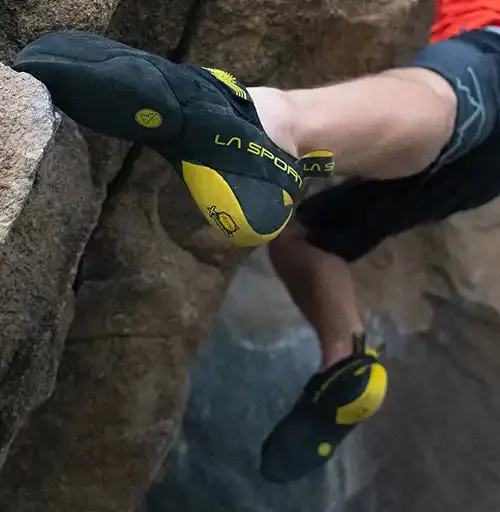 La Sportiva Theory Mens Climbing Shoe - Yellow/Black