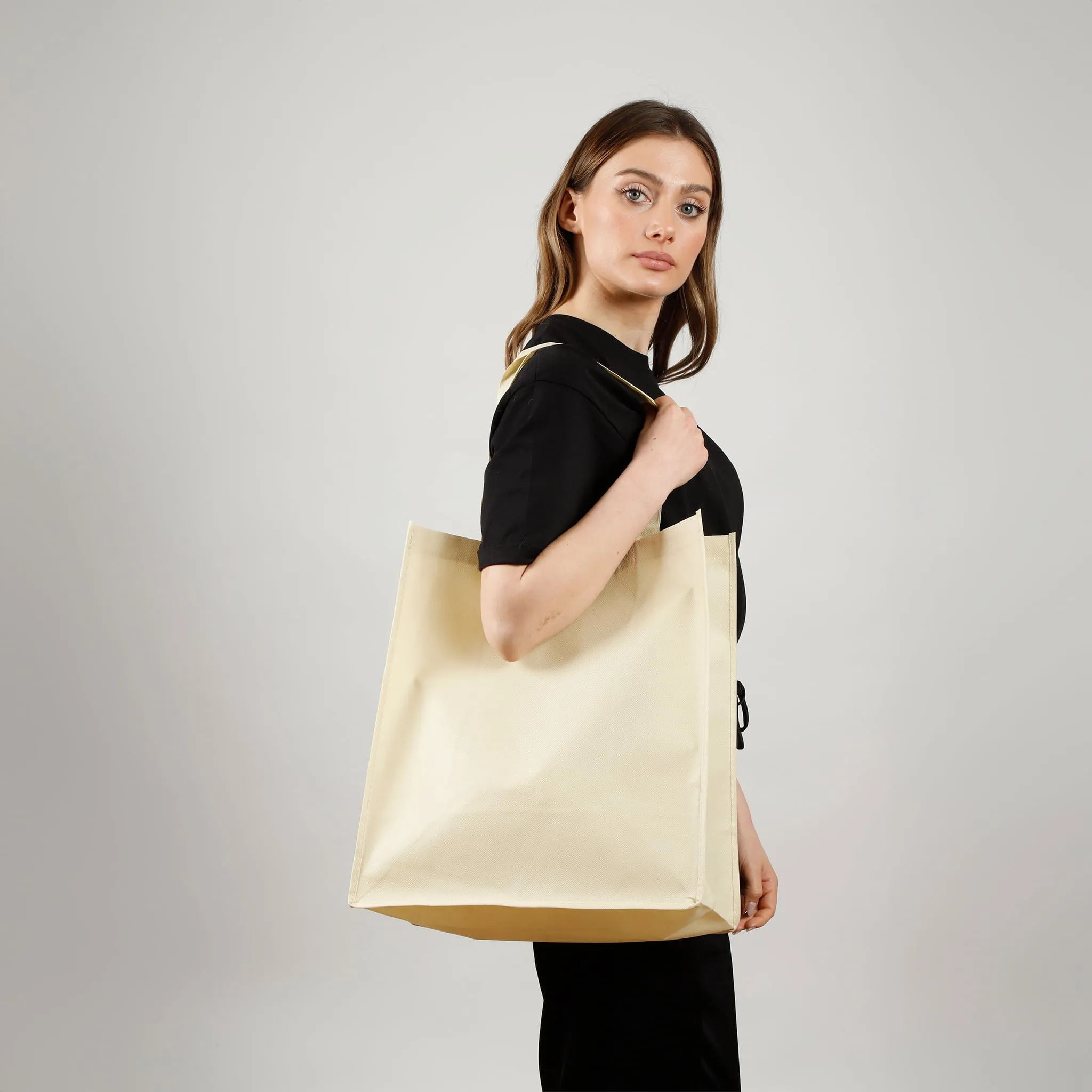 Large Square Non-Woven Tote