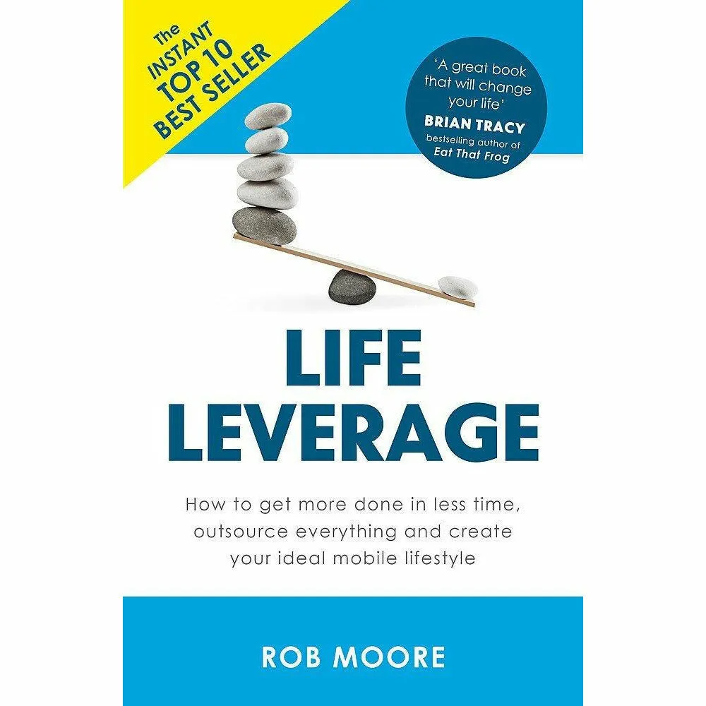 Lean Startup, Shoe Dog, 10% Happier, You Are a Badass, Life Leverage, Eat That Frog 6 Books Collection Set