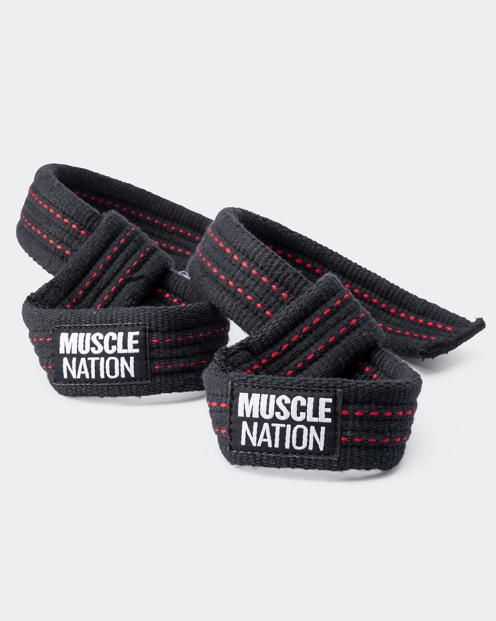 Lifting Straps - Black / Red