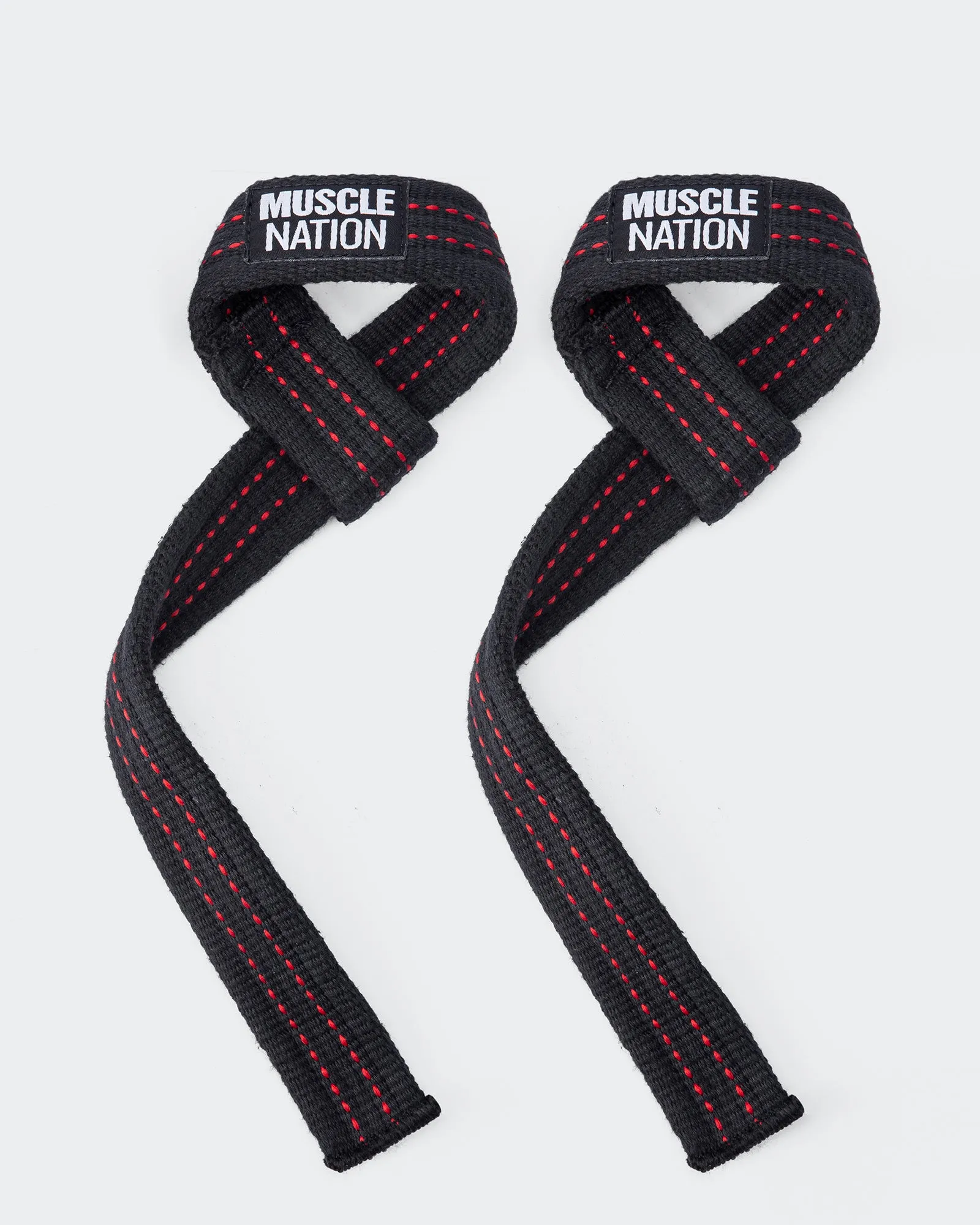 Lifting Straps - Black / Red