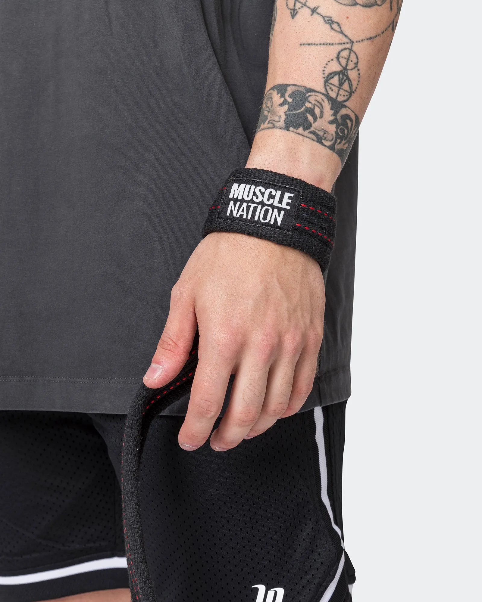 Lifting Straps - Black / Red