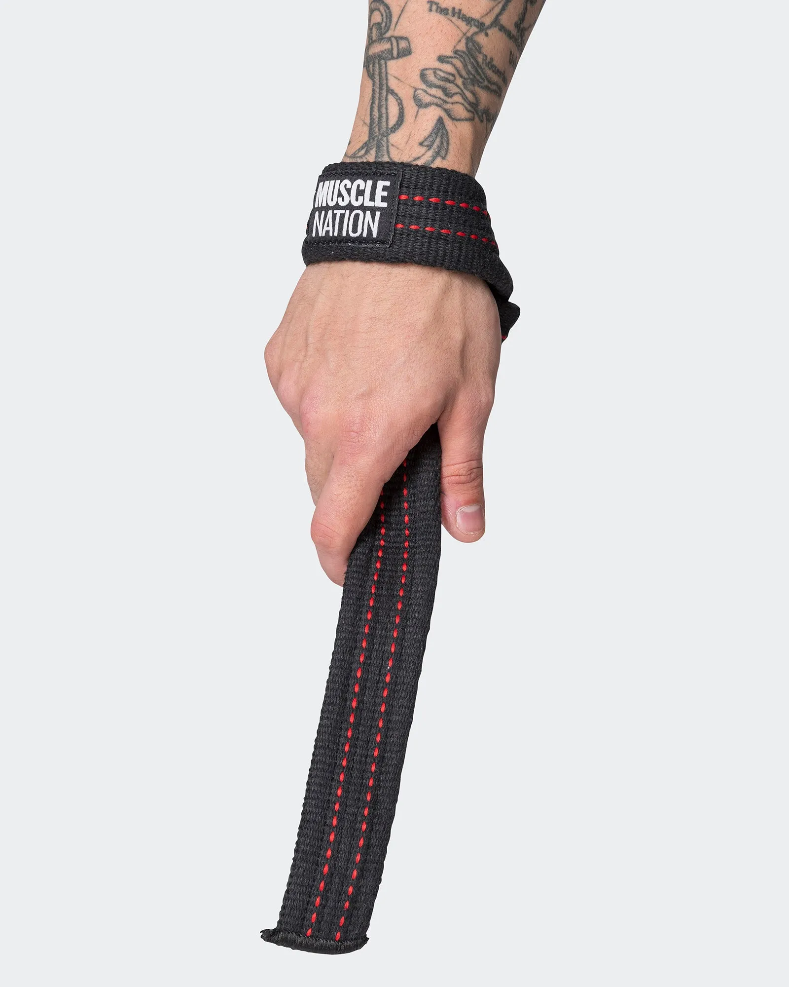 Lifting Straps - Black / Red