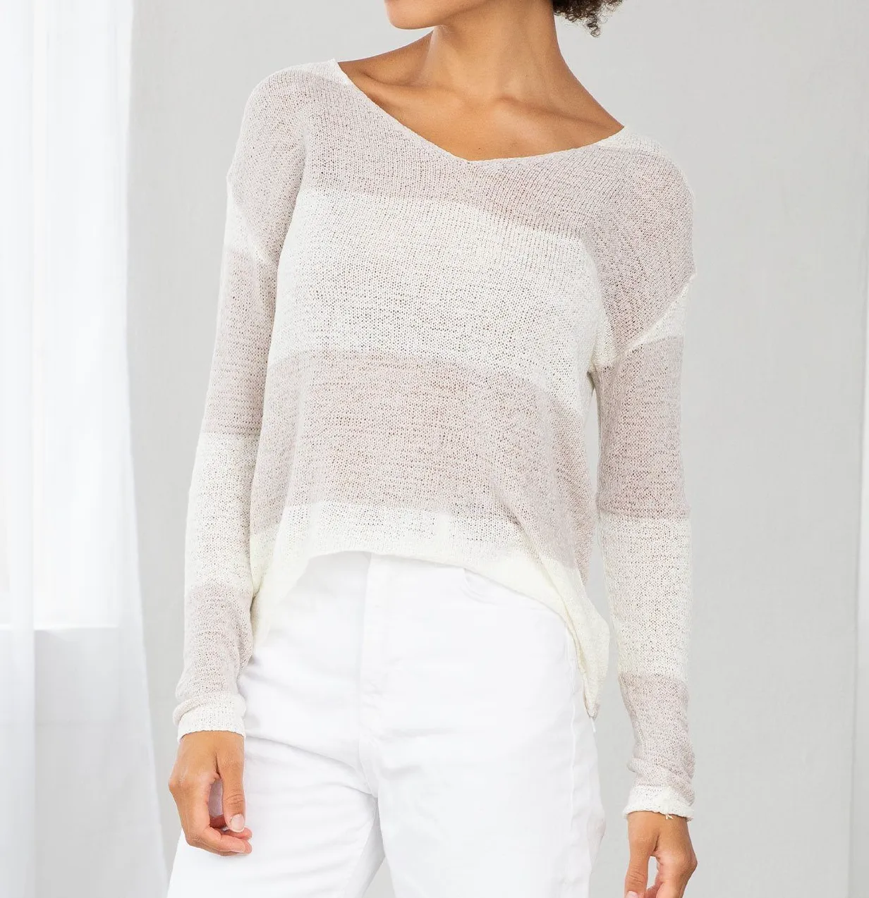 Lightweight Colorblock Pullover