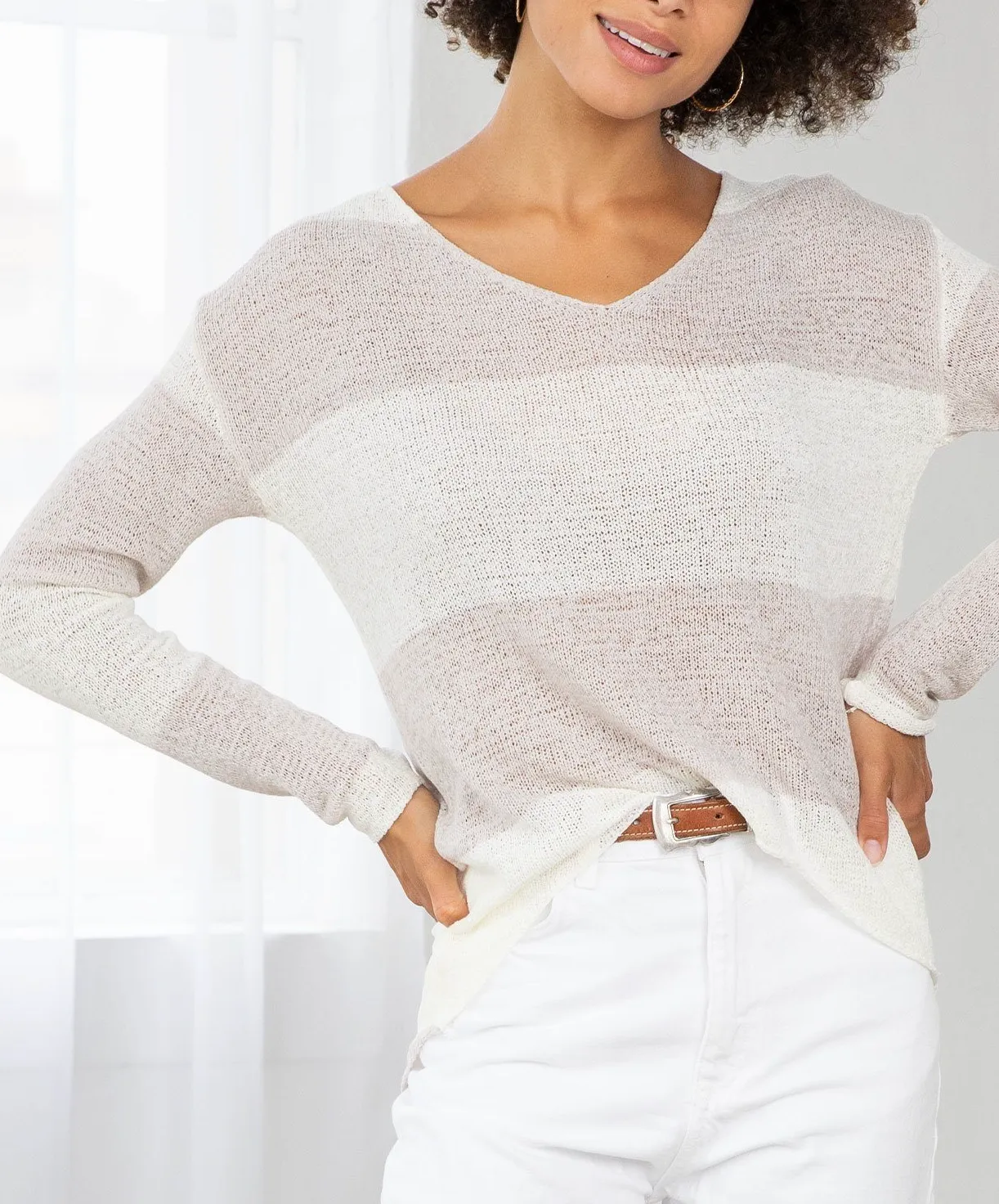 Lightweight Colorblock Pullover