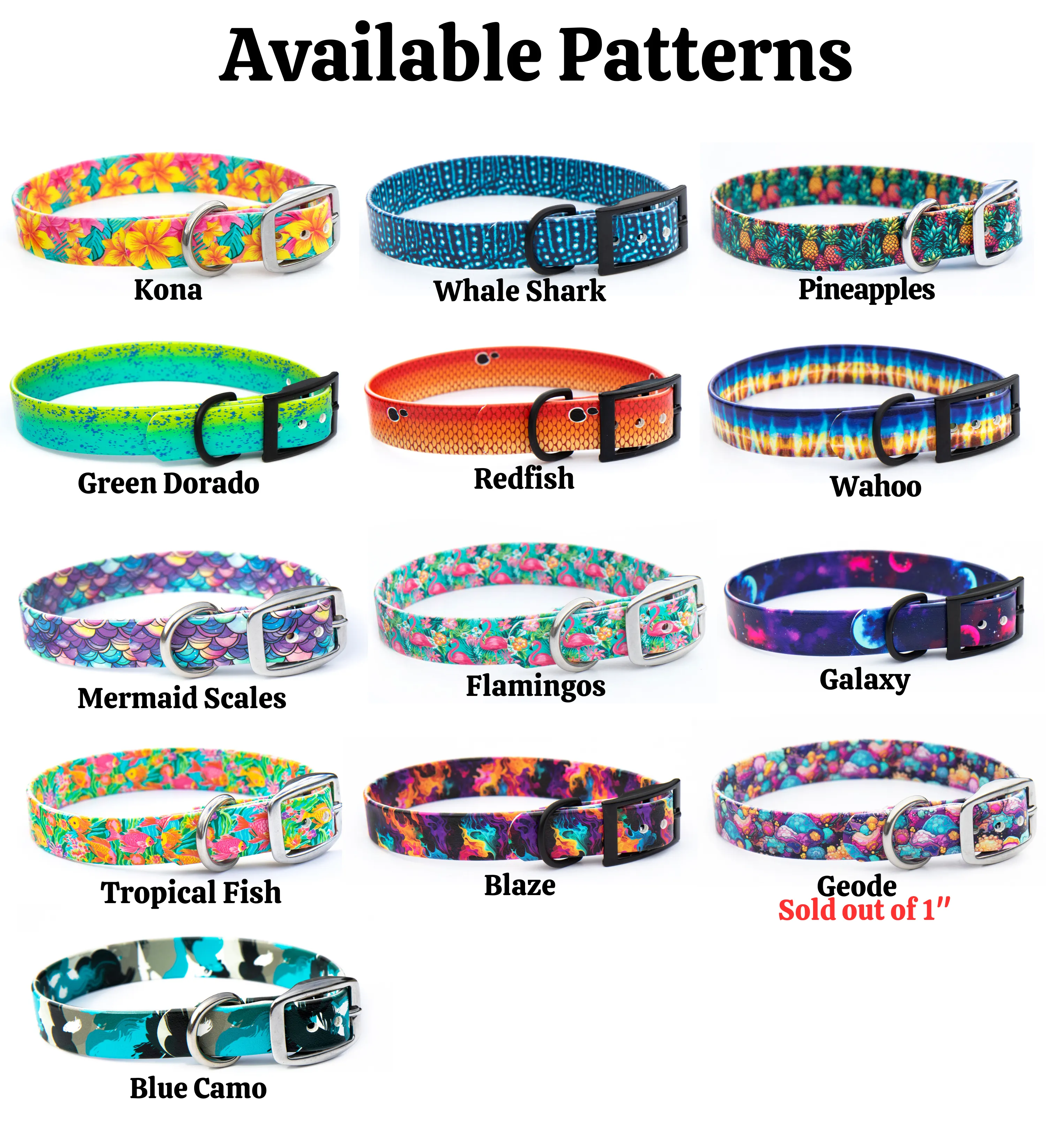 Limited Slip Patterned BioThane® Collar