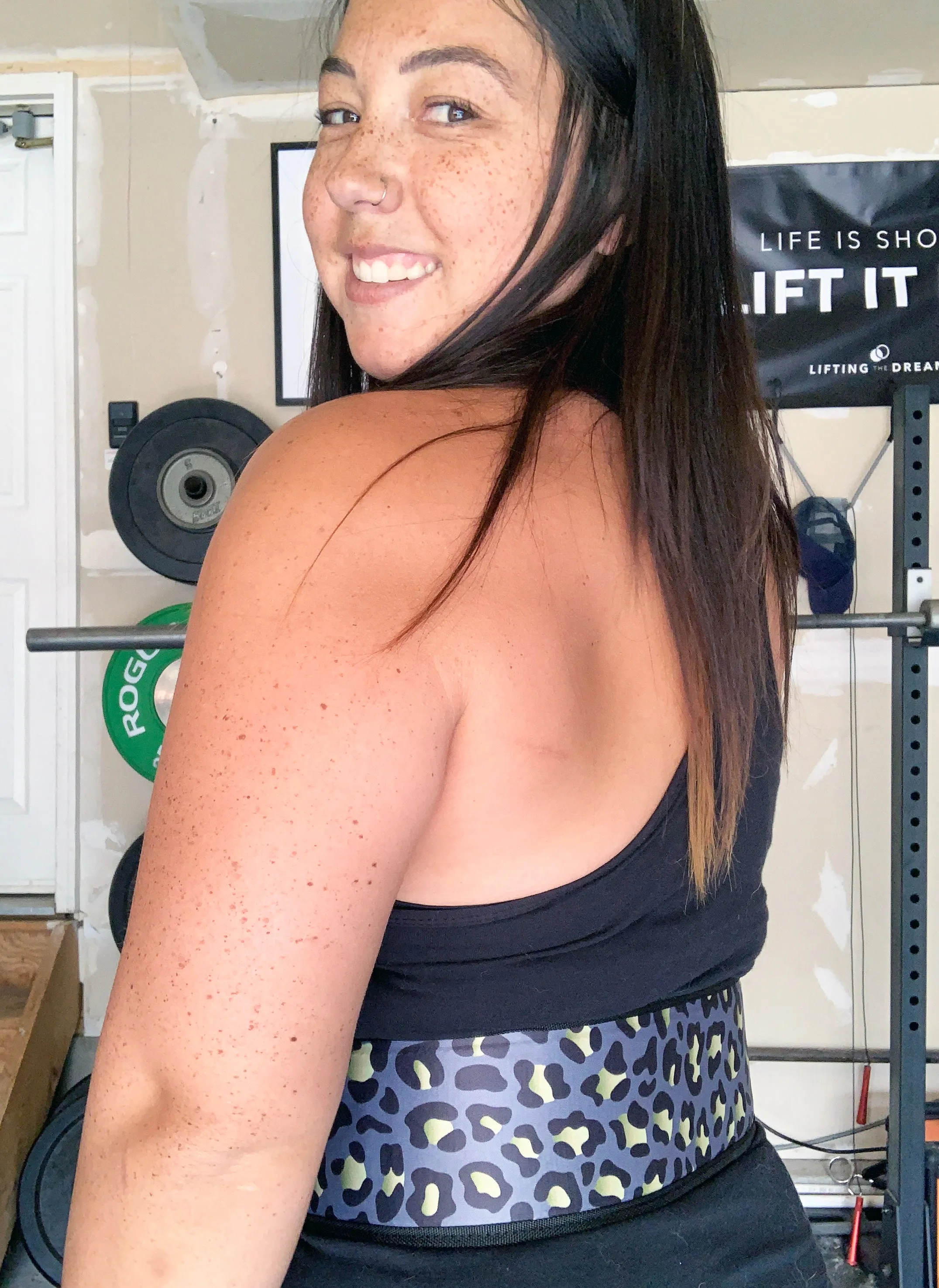 Lucky Leopard Lifting Belt