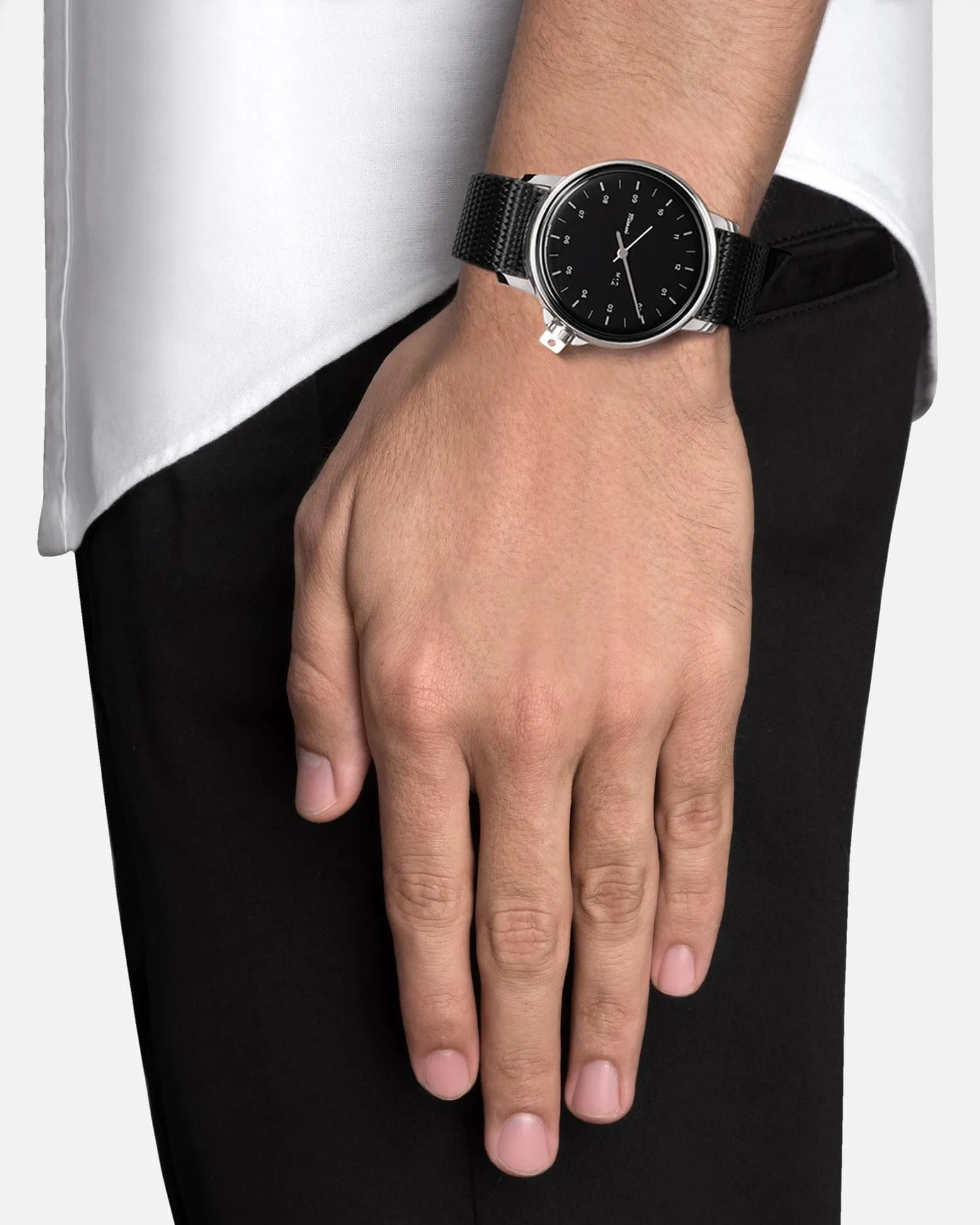 M12 Stainless Steel|Black on Black Nylon
