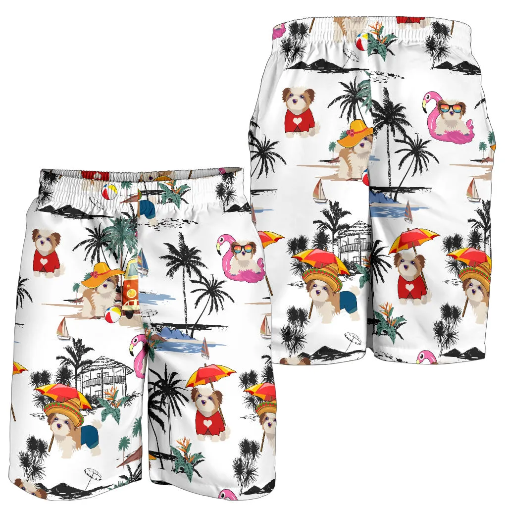 Maltese-Summer Beach Mens Shorts