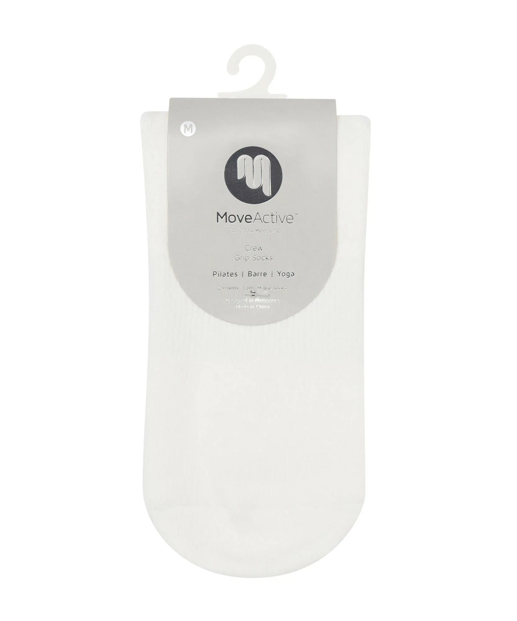 Men's Crew Non Slip Grip Socks - Nordic Stripe