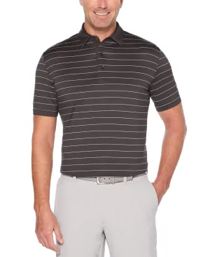 Mens Ventilated Stripe Polo