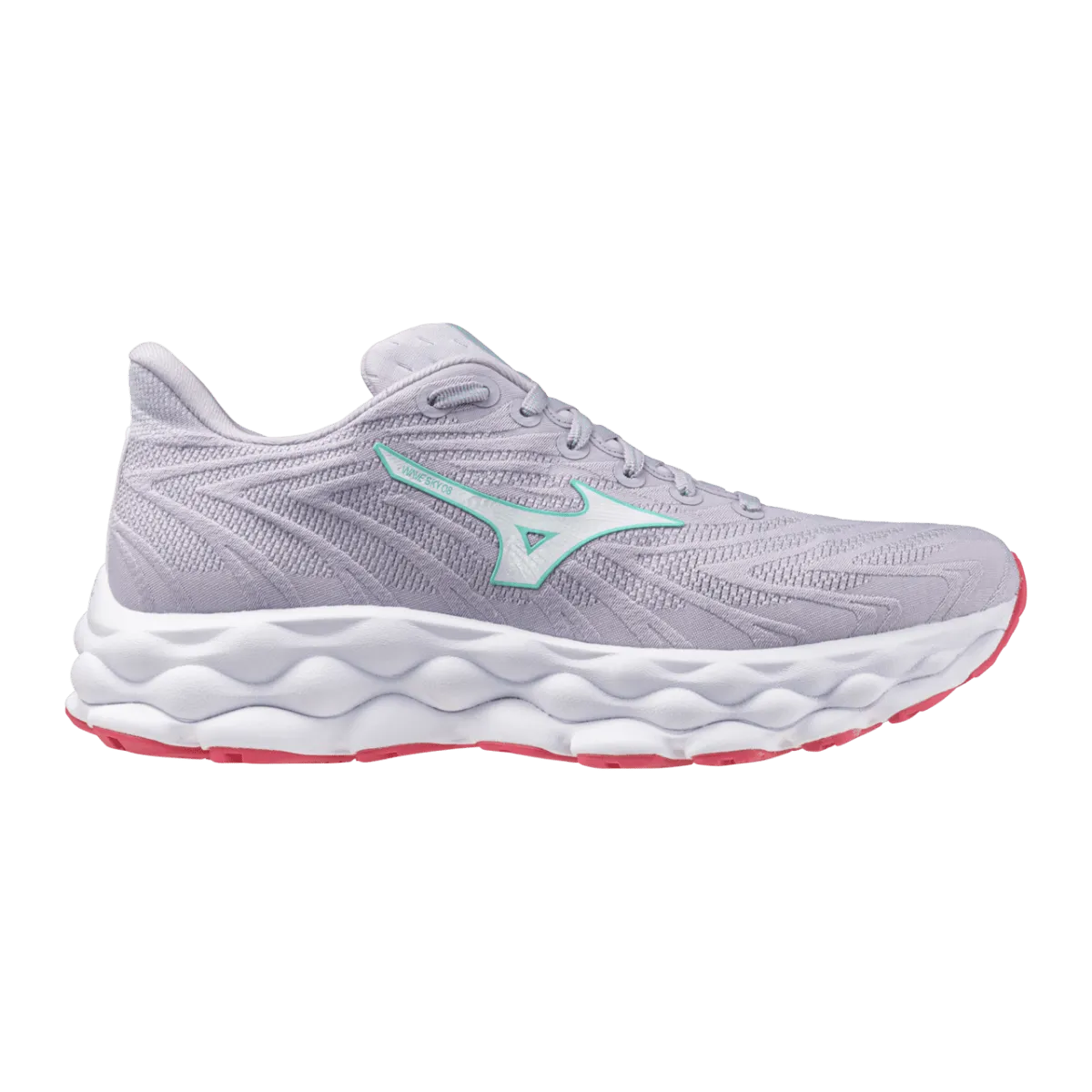 Mizuno - Wave Sky 08 - Womens - Tradewinds/White/Neo Mint