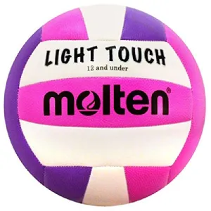Molten MS240-3 Light Touch Volleyball, Purple/Pink