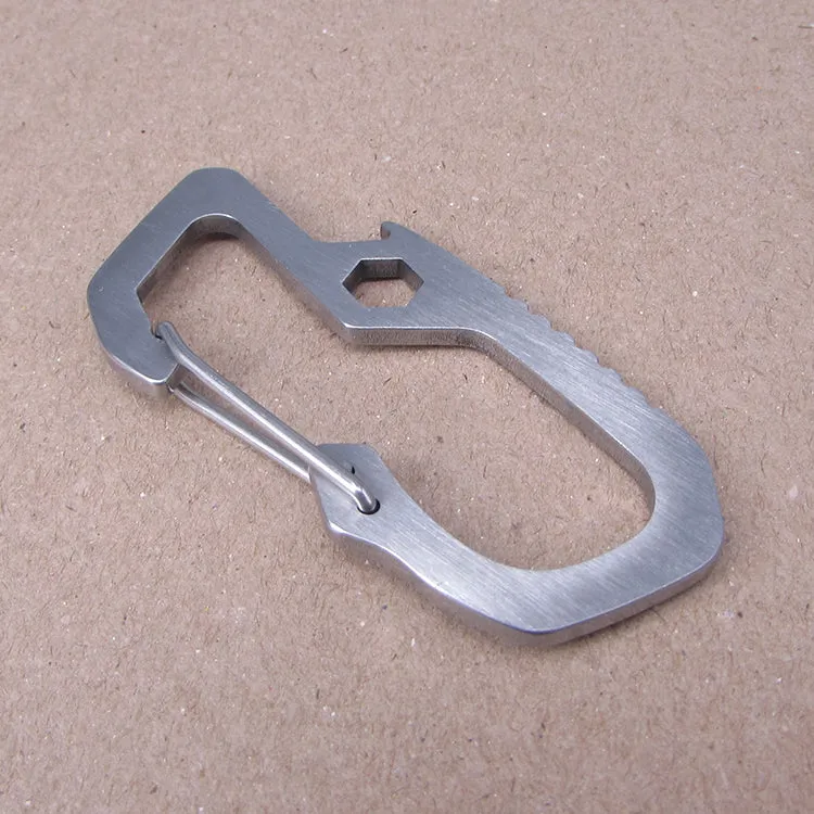 Multifunctional D-shaped Carabiner