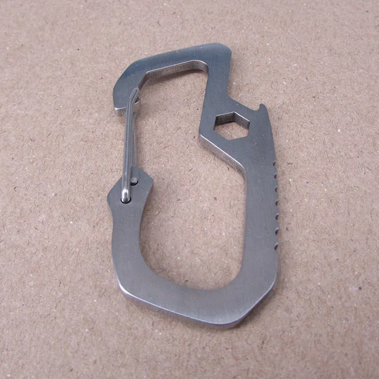 Multifunctional D-shaped Carabiner