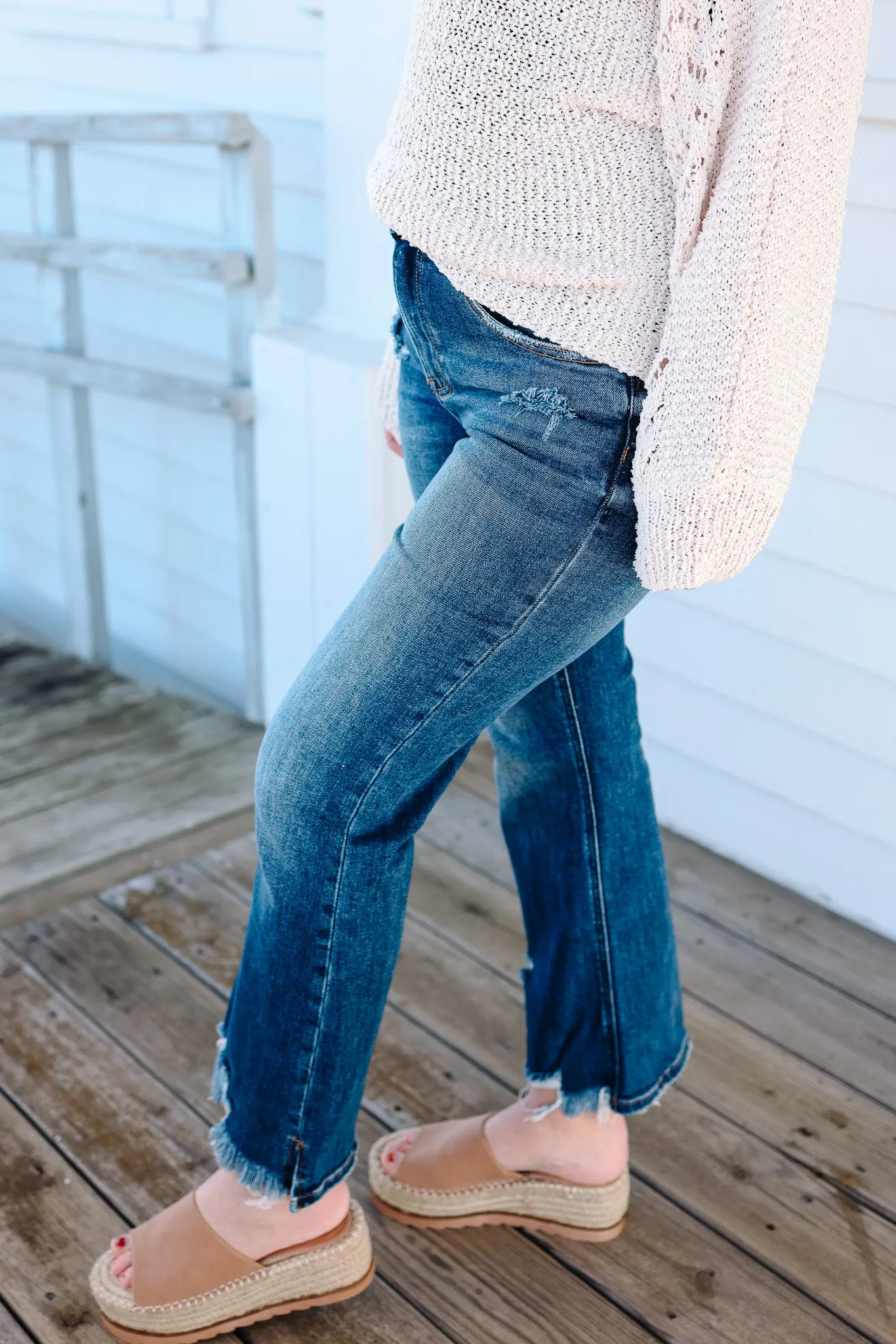 Nash High Rise Ankle Flare Jeans