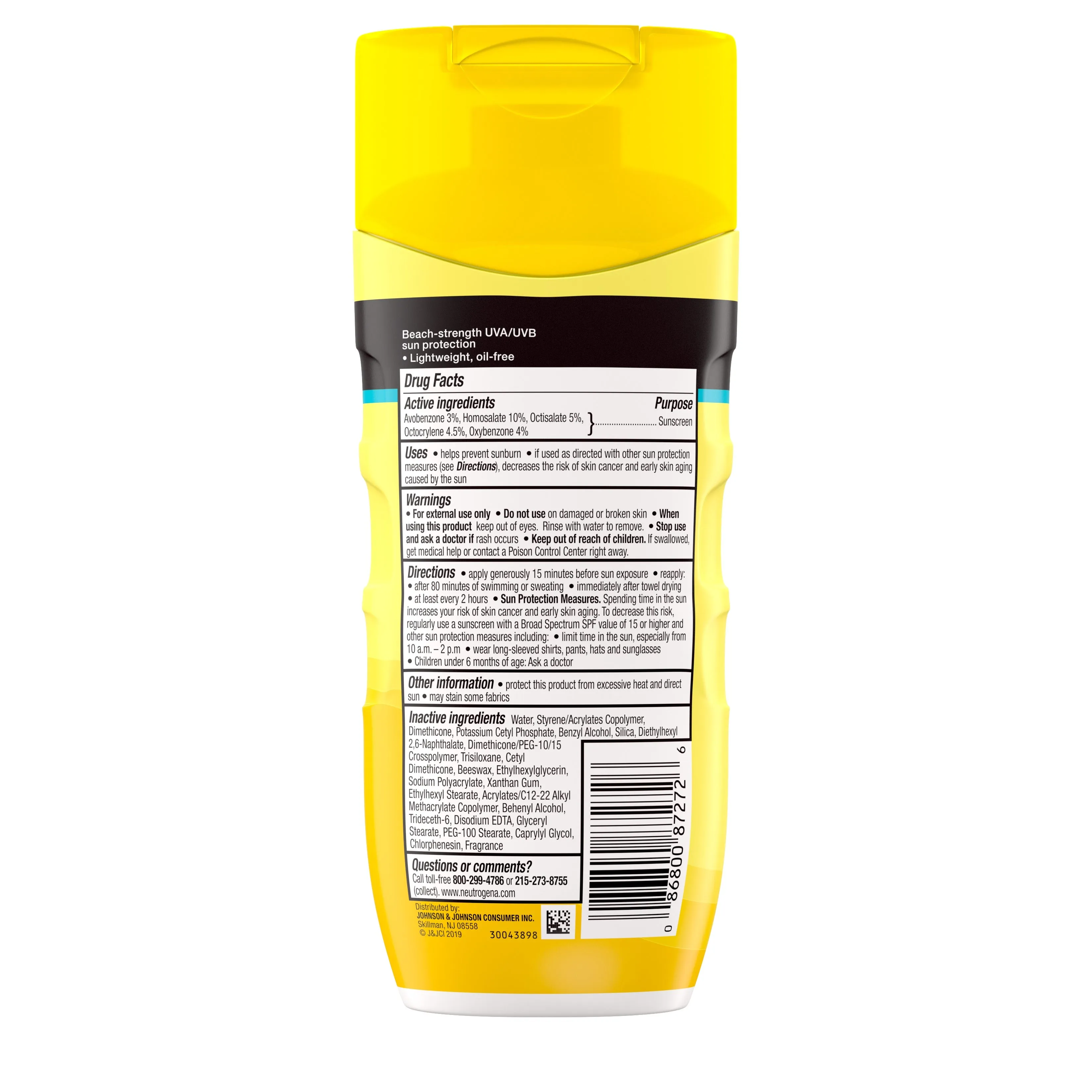 Neutrogena Beach Defense Sunscreen Lotion Broad Spectrum SPF 70