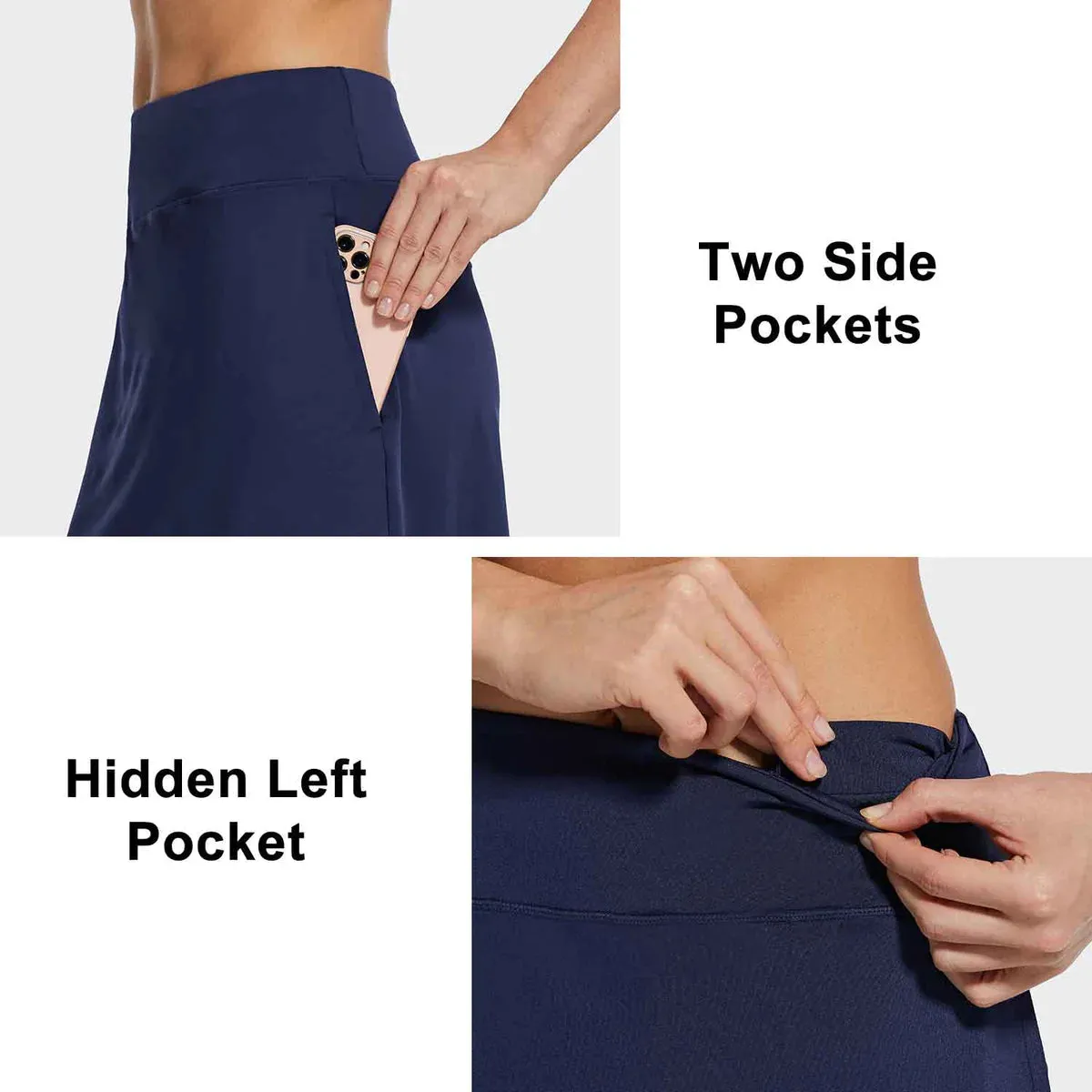 New Baleaf Laureate UPF50  Pleated Skort in Navy, Sz XS!