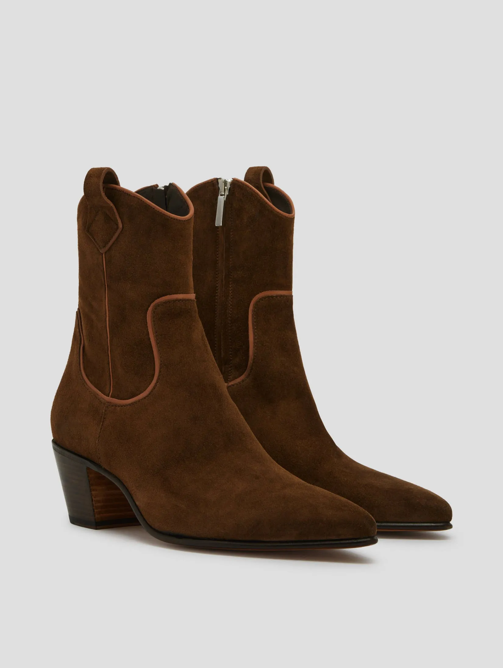 NICO 60MM ARIZONA BOOT IN ROCK SUEDE