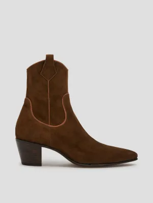 NICO 60MM ARIZONA BOOT IN ROCK SUEDE