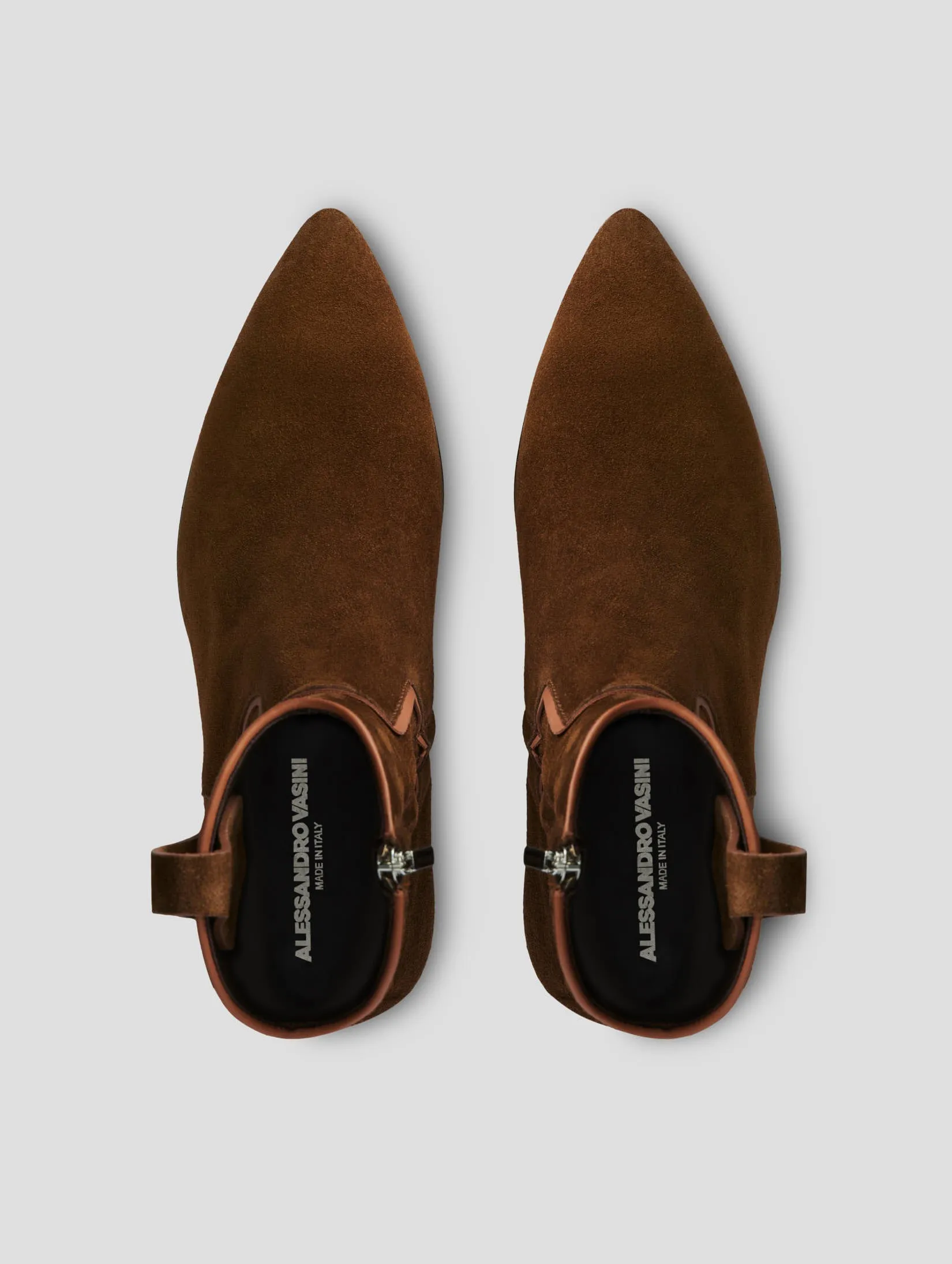 NICO 60MM ARIZONA BOOT IN ROCK SUEDE