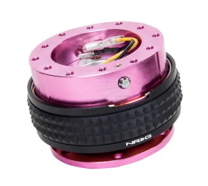 NRG SRK-210PK-BK Pink Body / Black Pyramid Ring Quick Release Gen 2.1