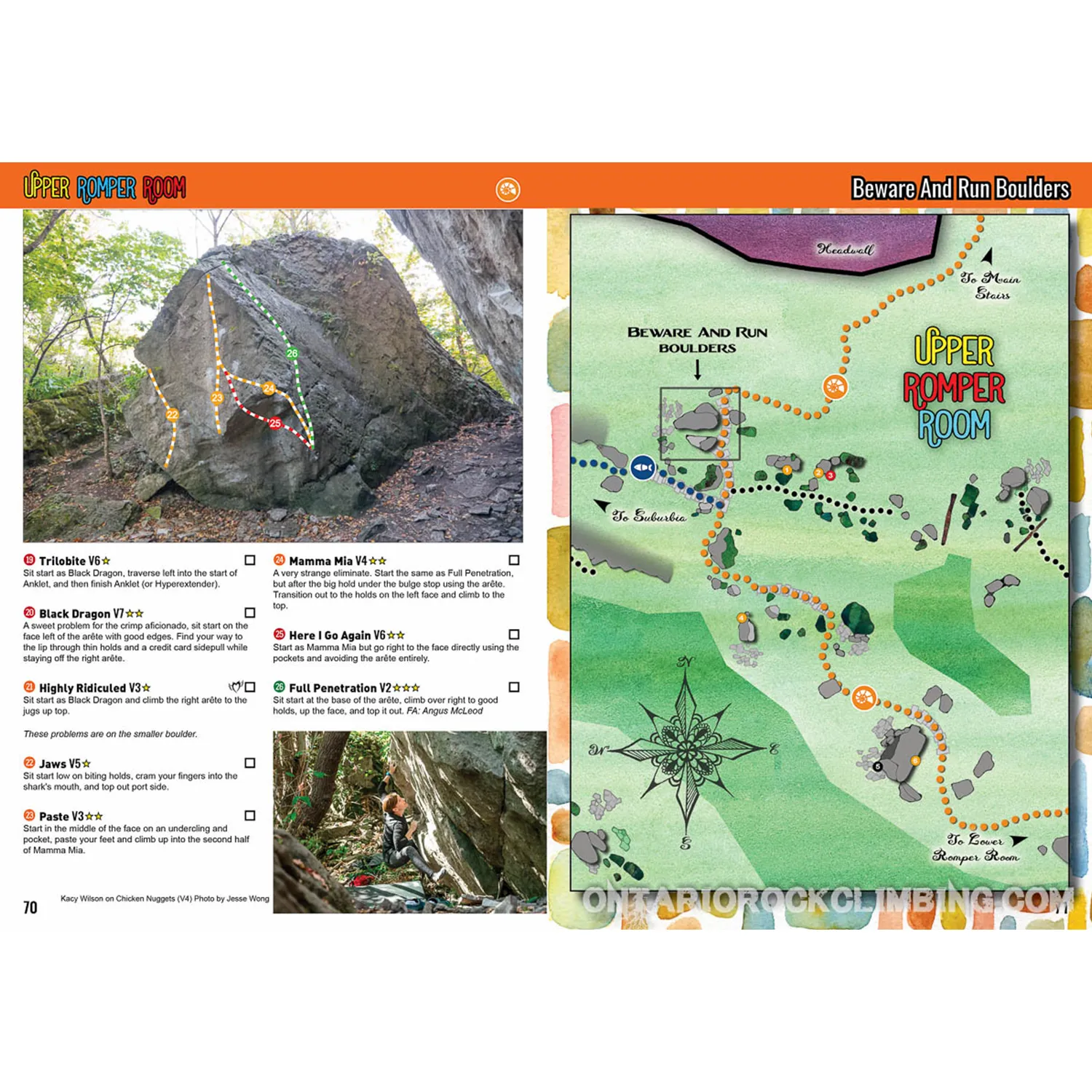 Ontario Bouldering : The Niagara Glen