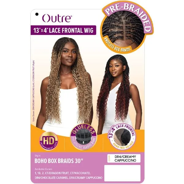 Outre 13x4 HD Pre-Braided Lace Front Wig - BOHO BOX BRAID 30"