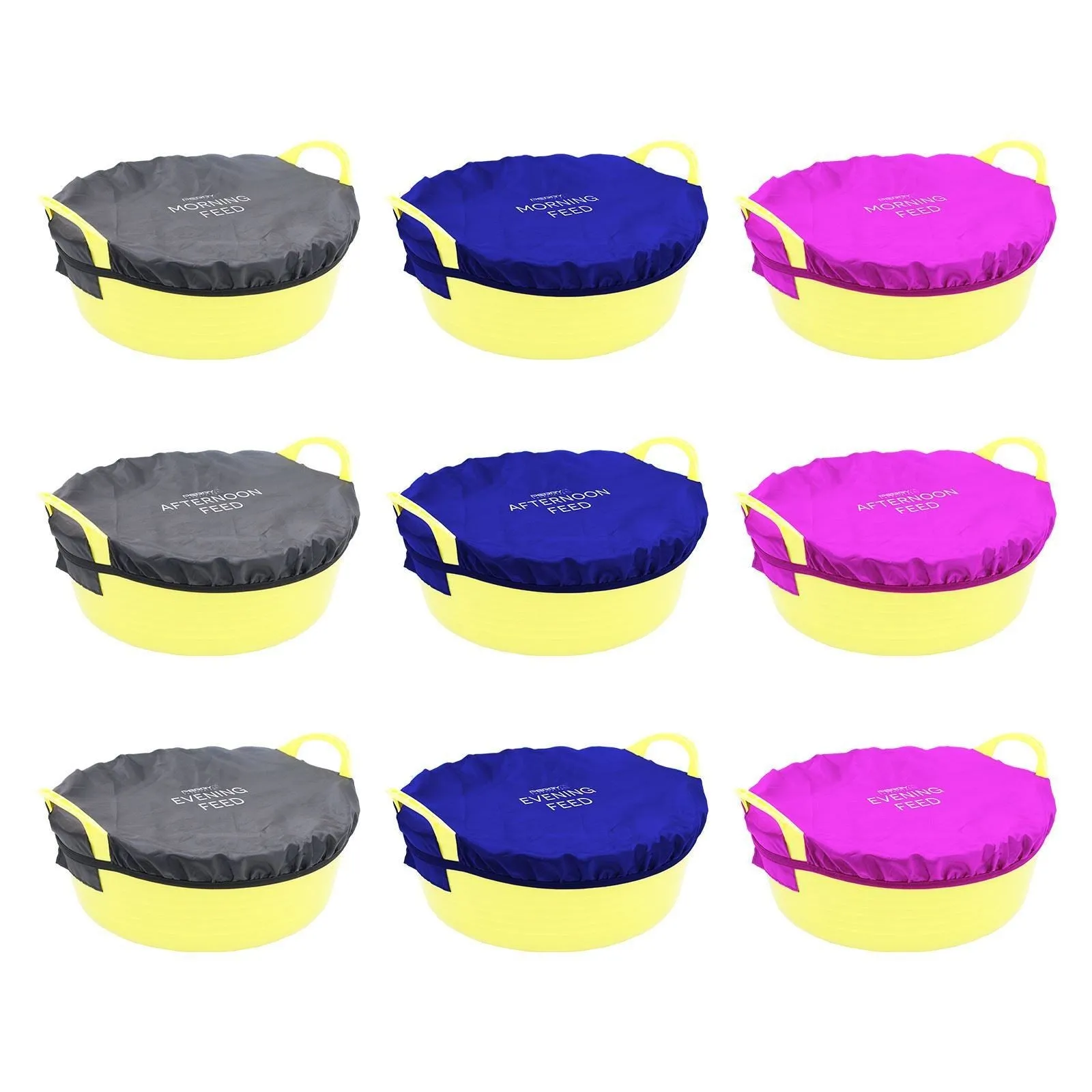 Perry Equestrian Bucket Covers - Morning