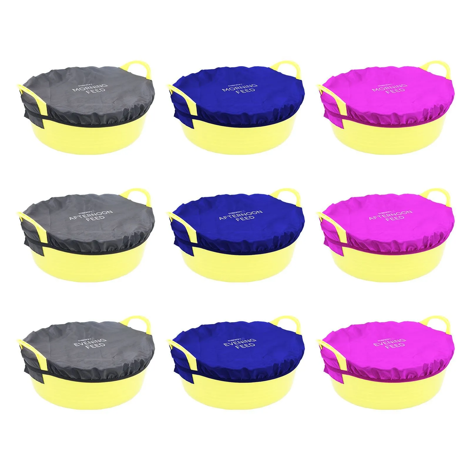 Perry Equestrian Bucket Covers - Morning