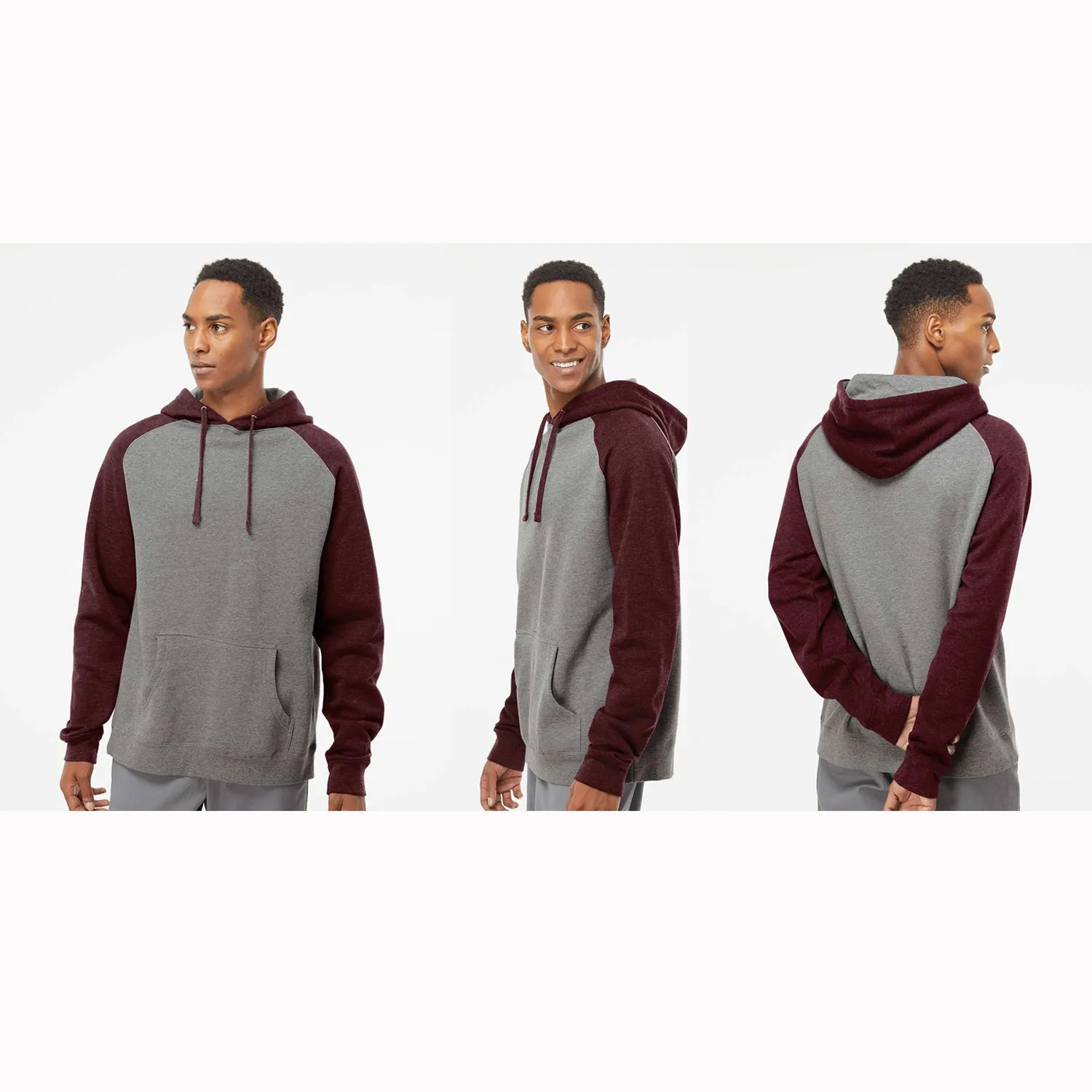 Phi Delta Epsilon Raglan Hooded Sweatshirt