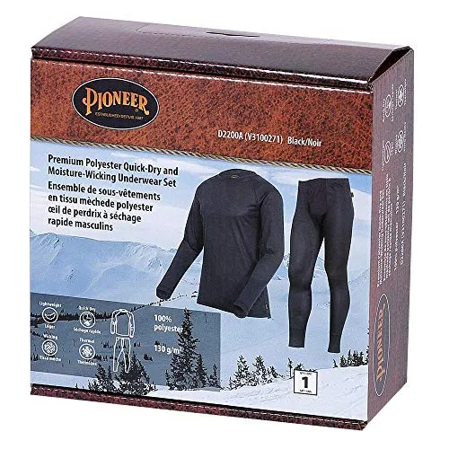 Pioneer Premium Polyester Quick-Dry and Moisture-Wicking Underwear Set